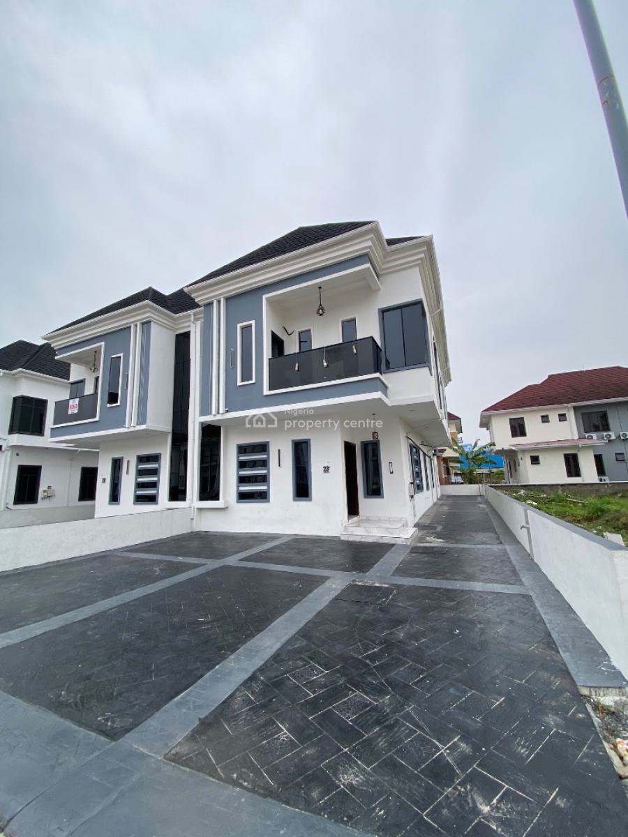 Newly Built 4 Bedroom Duplex Comes with Bq, Saphire Garden Estate, Awoyaya, Ibeju Lekki, Lagos, Semi-detached Duplex for Sale