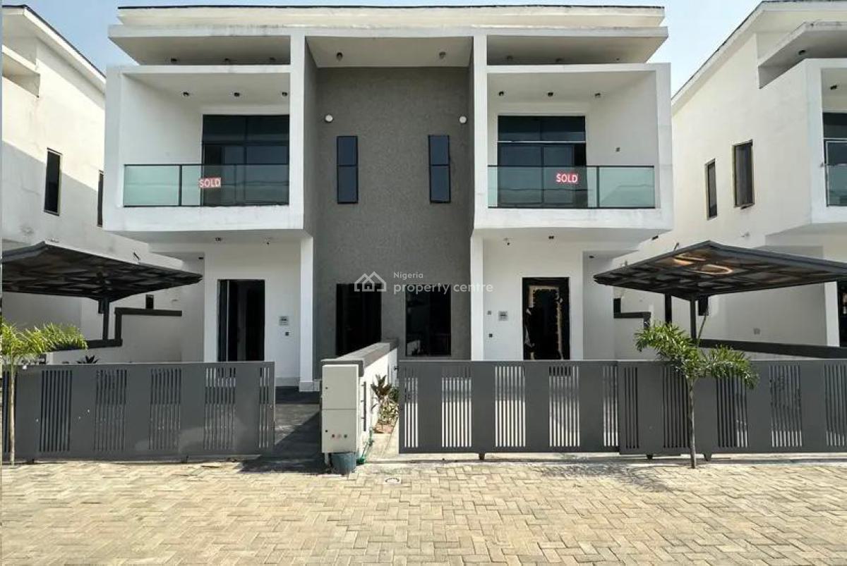 4 Bedroom Semi Detached Duplex with Bq with Estate Pool and Gym, Orchid, Lekki, Lagos, Semi-detached Duplex for Rent