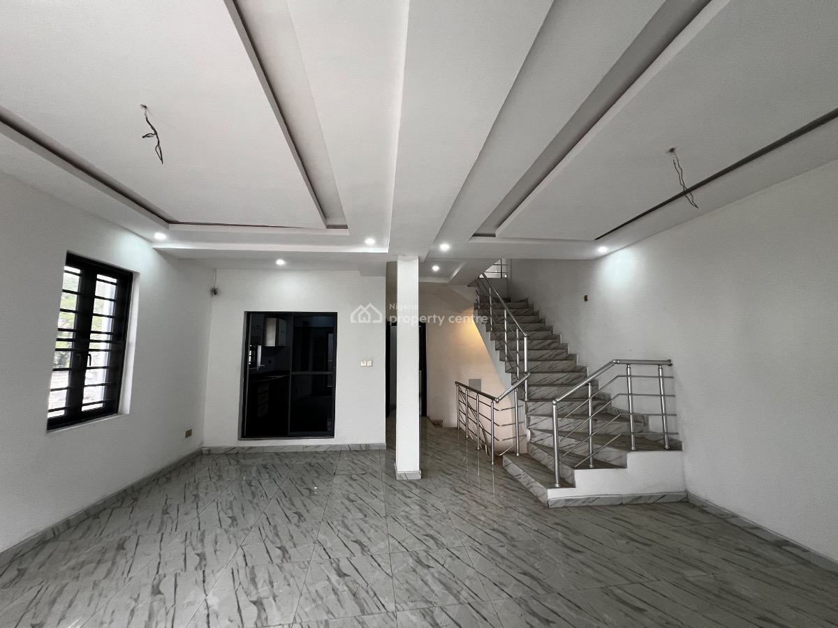 Newly Built 4 Bedroom Terrace House with a Room Bq, Ikate Elegushi, Lekki, Lagos, Terraced Duplex for Sale