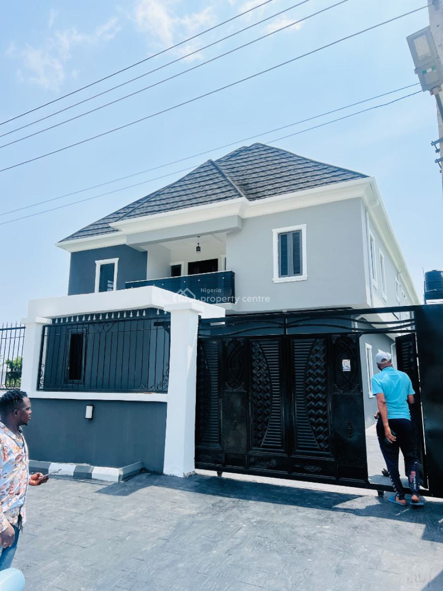 Brand New 4 Bedroom Semi Detached Duplex in an Estate with 24hrs Light, Beachwood Estate, Bogije, Ibeju Lekki, Lagos, Semi-detached Duplex for Rent