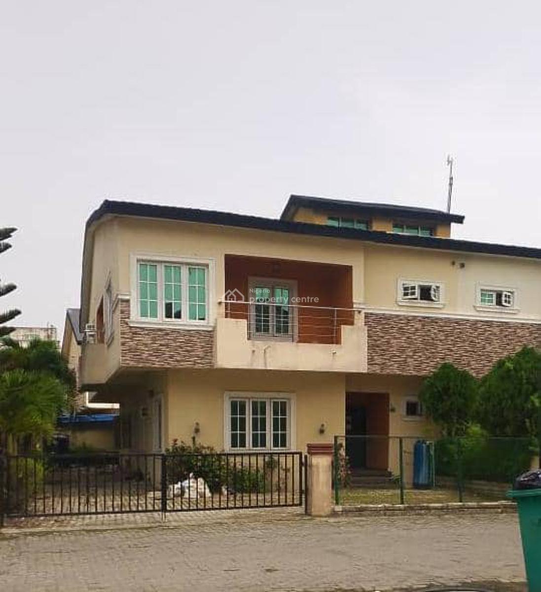 Conformable Four Bedroom Semi-detached Duplex with One Room Boys Quarter, Paradise 3 Estate, Chevron Drive, Lekki Phase 2, Lekki, Lagos, Semi-detached Duplex for Rent