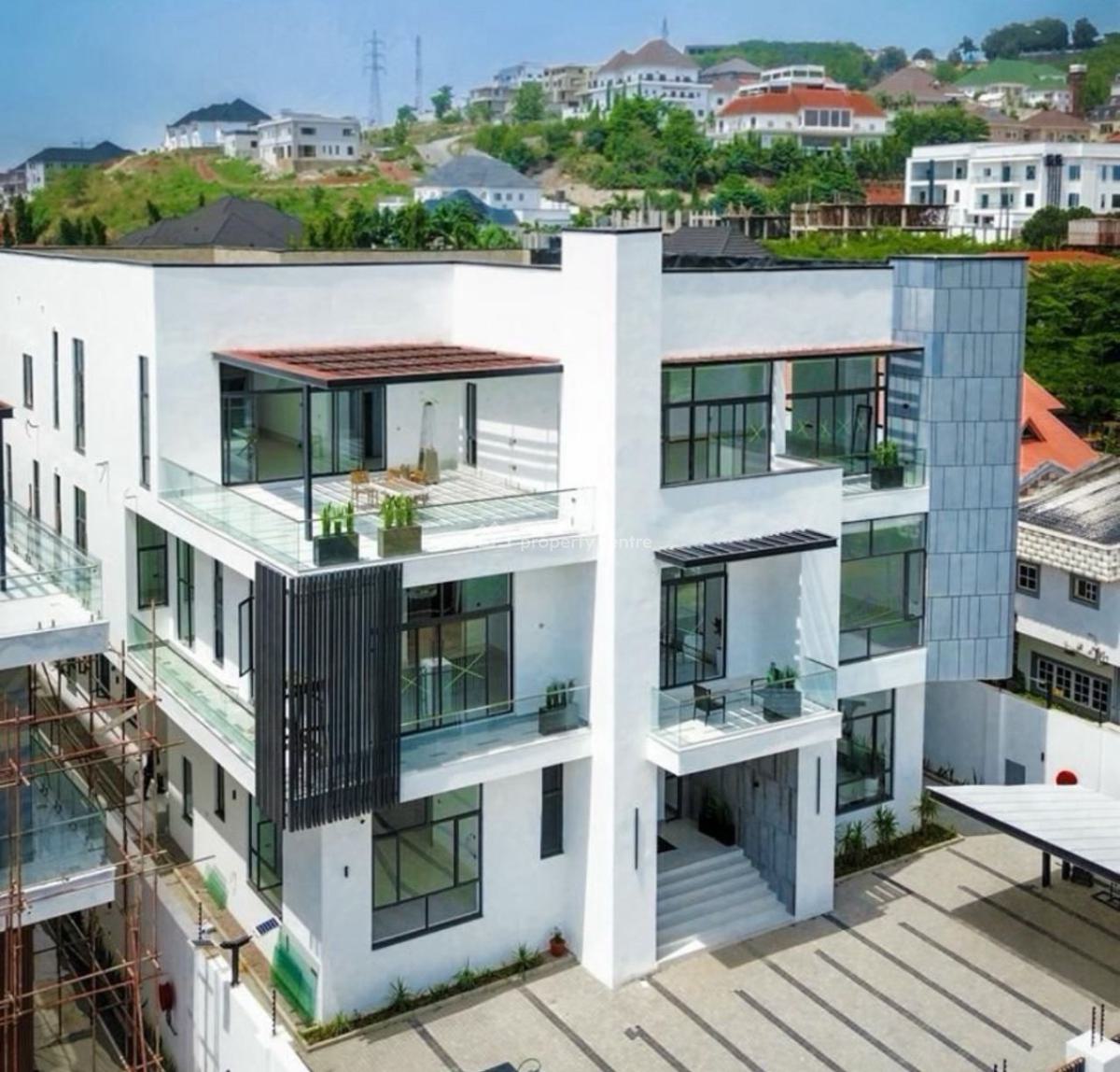 Exquisite 8 Bedrooms Fully Detached Mansion, Asokoro District, Abuja, Detached Duplex for Sale