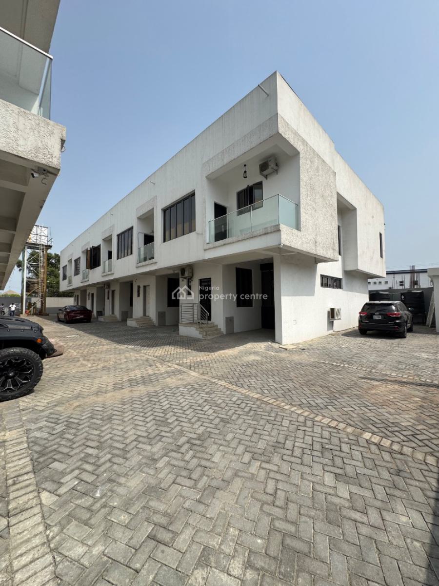 Beautiful 3 Bedrooms Terraced Duplex with Bq, Chevron, Lekki, Lagos, Terraced Duplex for Rent