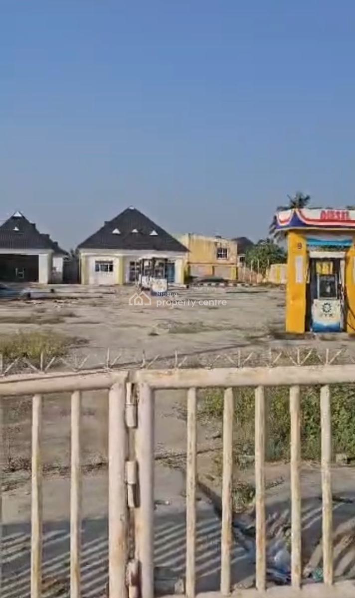 a Functioning Filling Station with Gas Plant on a Corner Piece, Abule-onipan Before Eleko, Ibeju Lekki, Lagos, Filling Station for Sale