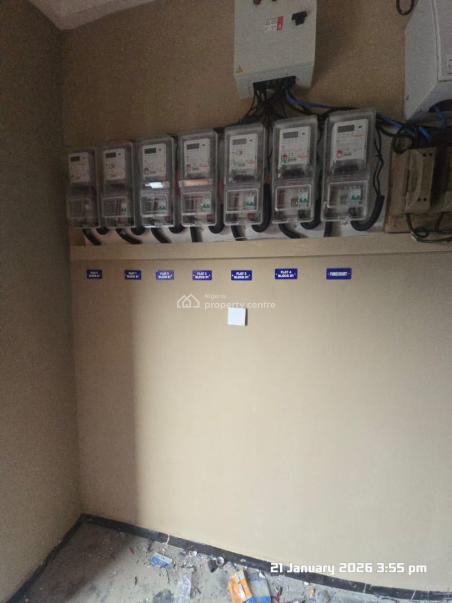 Newly Built and Luxury 2 Bedroom Apartment Upstairs, Fully Serviced, Golden Beach Estate, Ajah, Lagos, Flat / Apartment for Rent