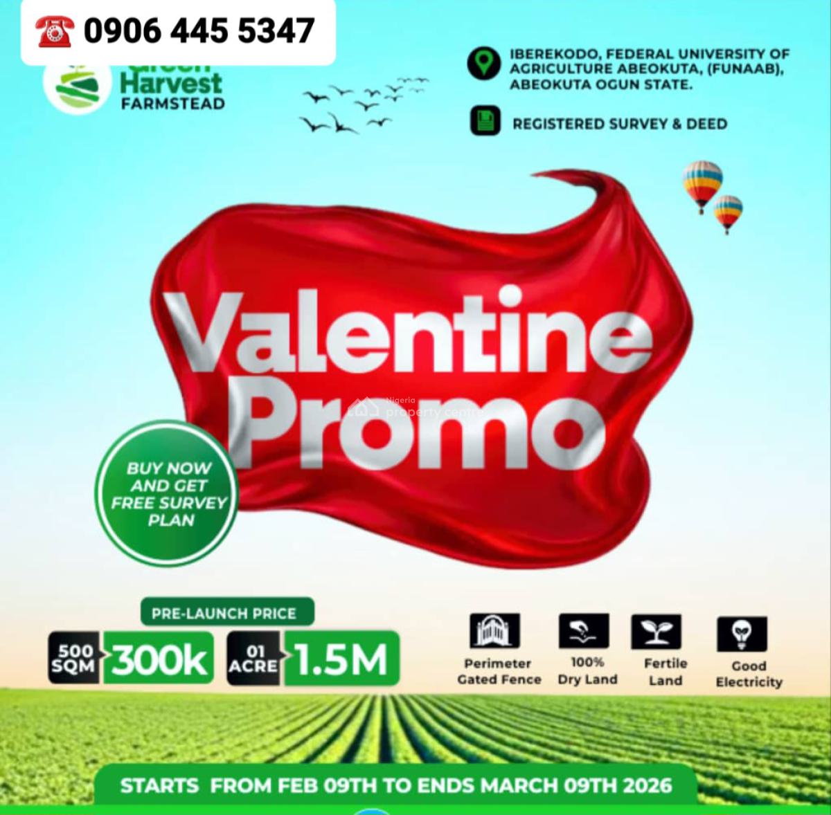 Plots and Acres of Farmlands, Iberekodo, Abeokuta North, Ogun, Residential Land for Sale