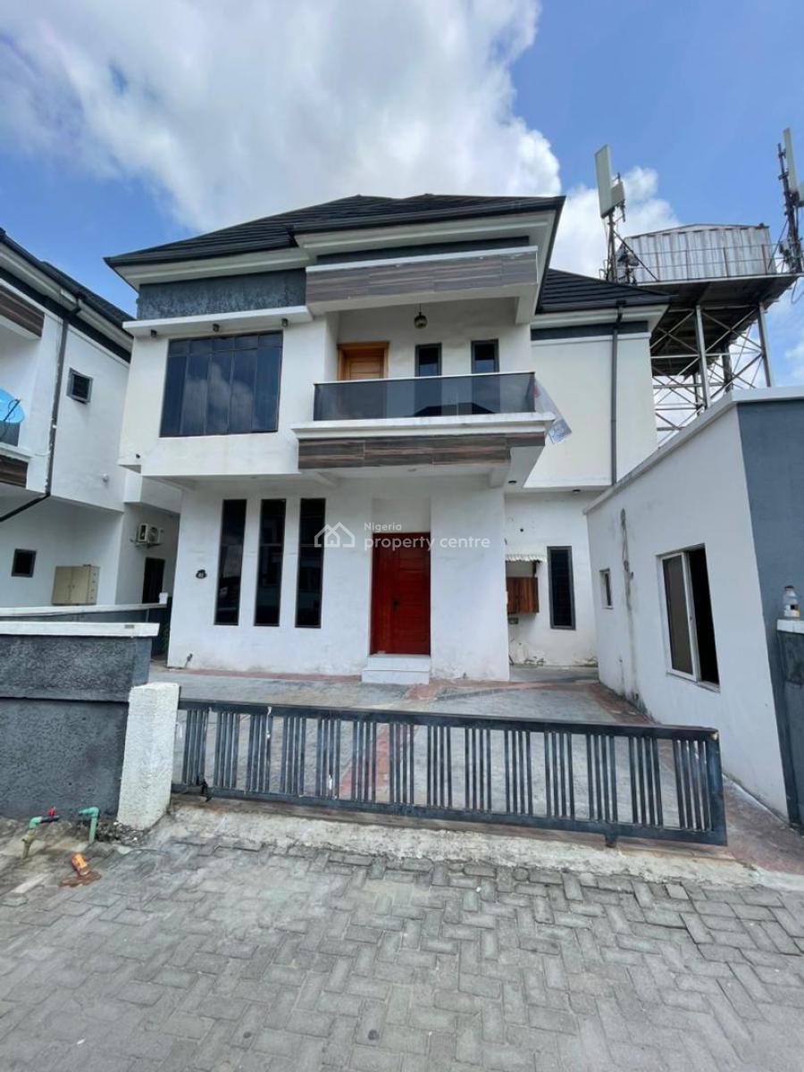 Nice 4 Bedroom Fully Detached Duplex with Bq, Chevron Alternative Road, Lekki Expressway, Lekki, Lagos, Semi-detached Duplex for Rent