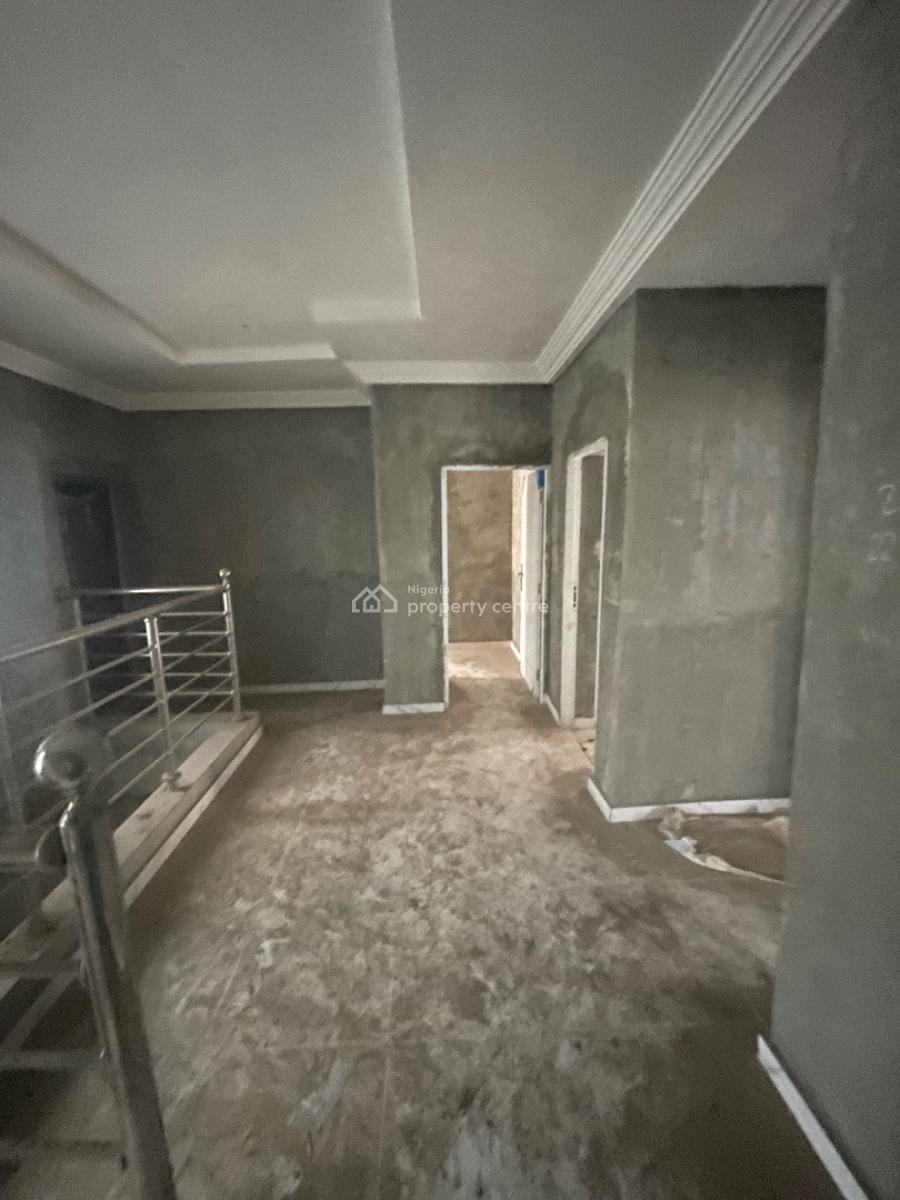 Carcass 4bedroom Semi Detached, By Sky Mall Inside a Fully Serviced Estate, Sangotedo, Ajah, Lagos, Semi-detached Duplex for Sale