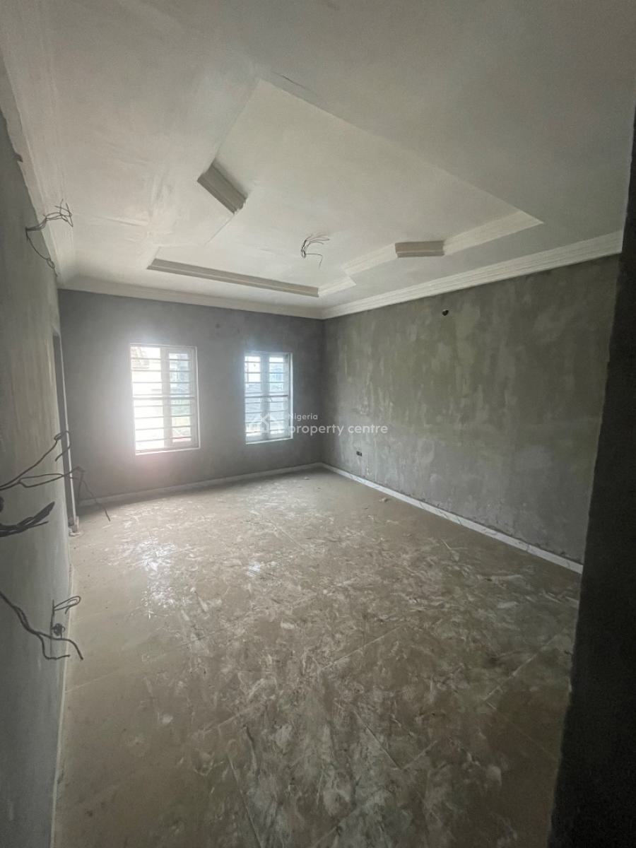 Carcass 4bedroom Semi Detached, By Sky Mall Inside a Fully Serviced Estate, Sangotedo, Ajah, Lagos, Semi-detached Duplex for Sale