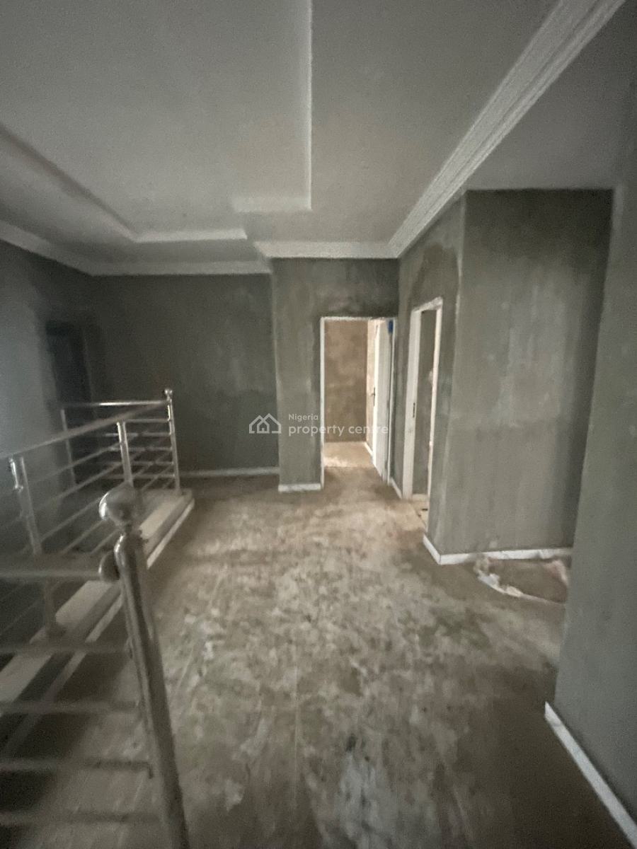 Carcass 4bedroom Semi Detached, By Sky Mall Inside a Fully Serviced Estate, Sangotedo, Ajah, Lagos, Semi-detached Duplex for Sale
