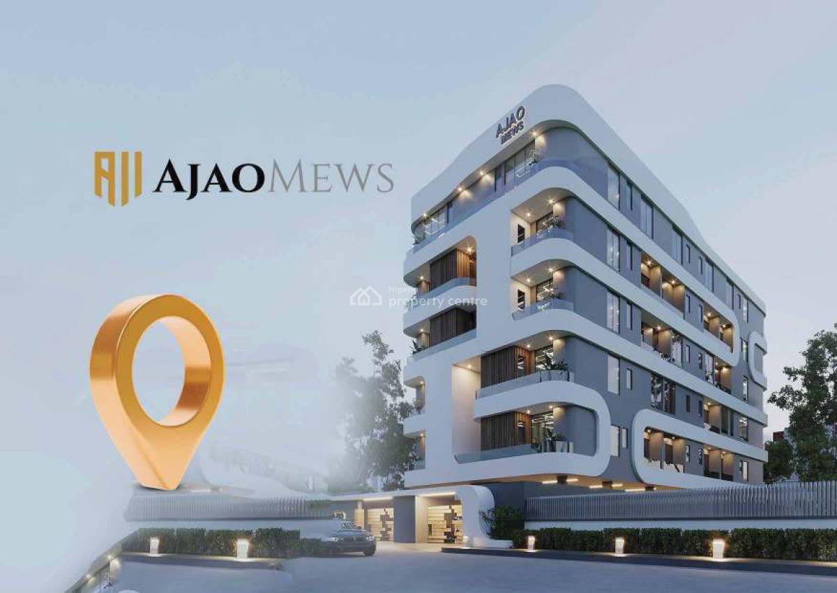 Perfect 1 Bedroom Serviced Apartment Suitable for Airbnb Investment, Only 5 Minutes to The Airport, Ajao Mews, Ajao Estate, Ikeja, Lagos, Flat / Apartment for Sale