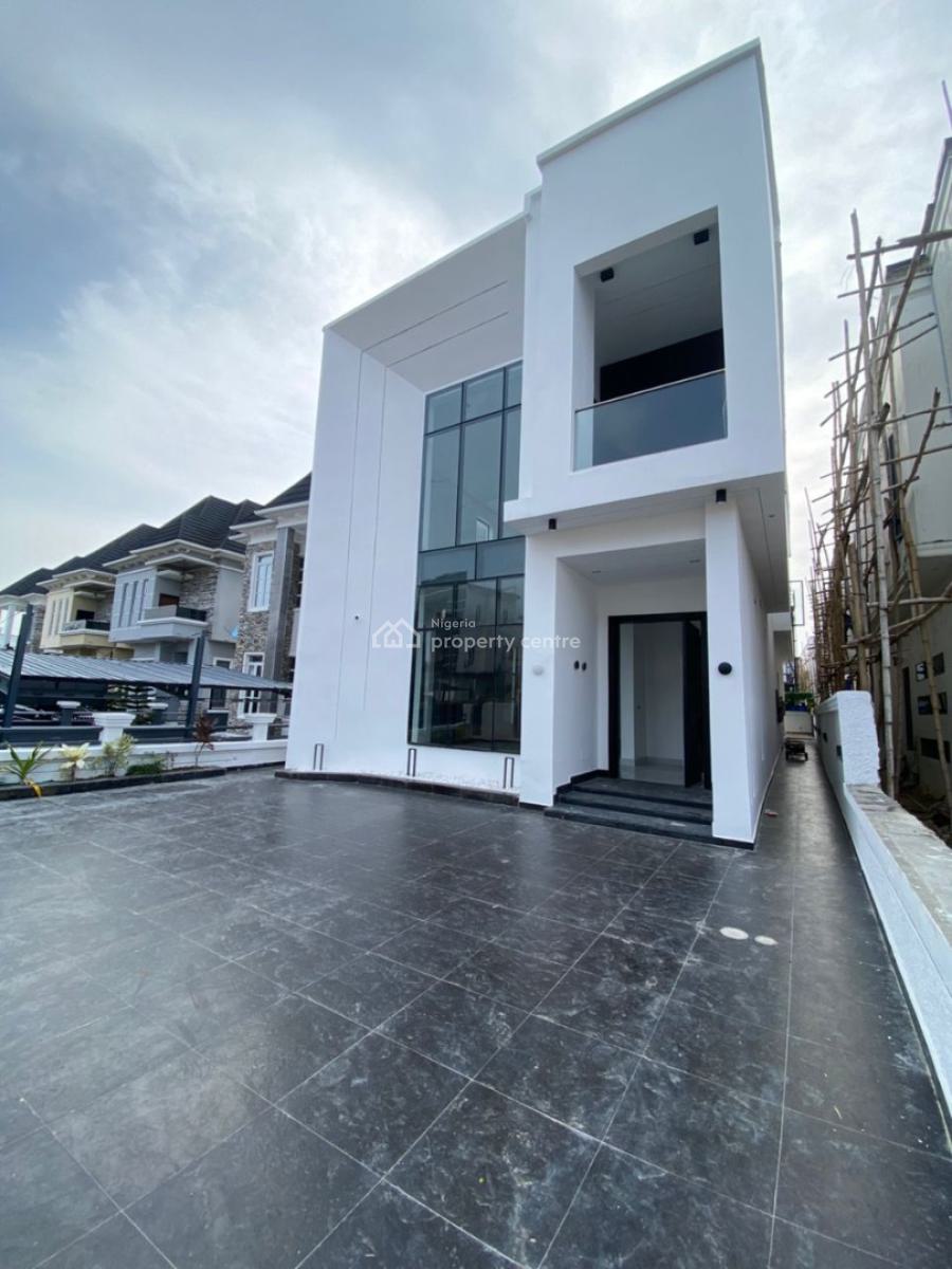 a Stunning 5 Bedroom Fully Detached with Bq, Swimming Pool, in The Prestigious Lekki County Homes, Megamound, Ikota, Lekki, Lagos, Detached Duplex for Sale