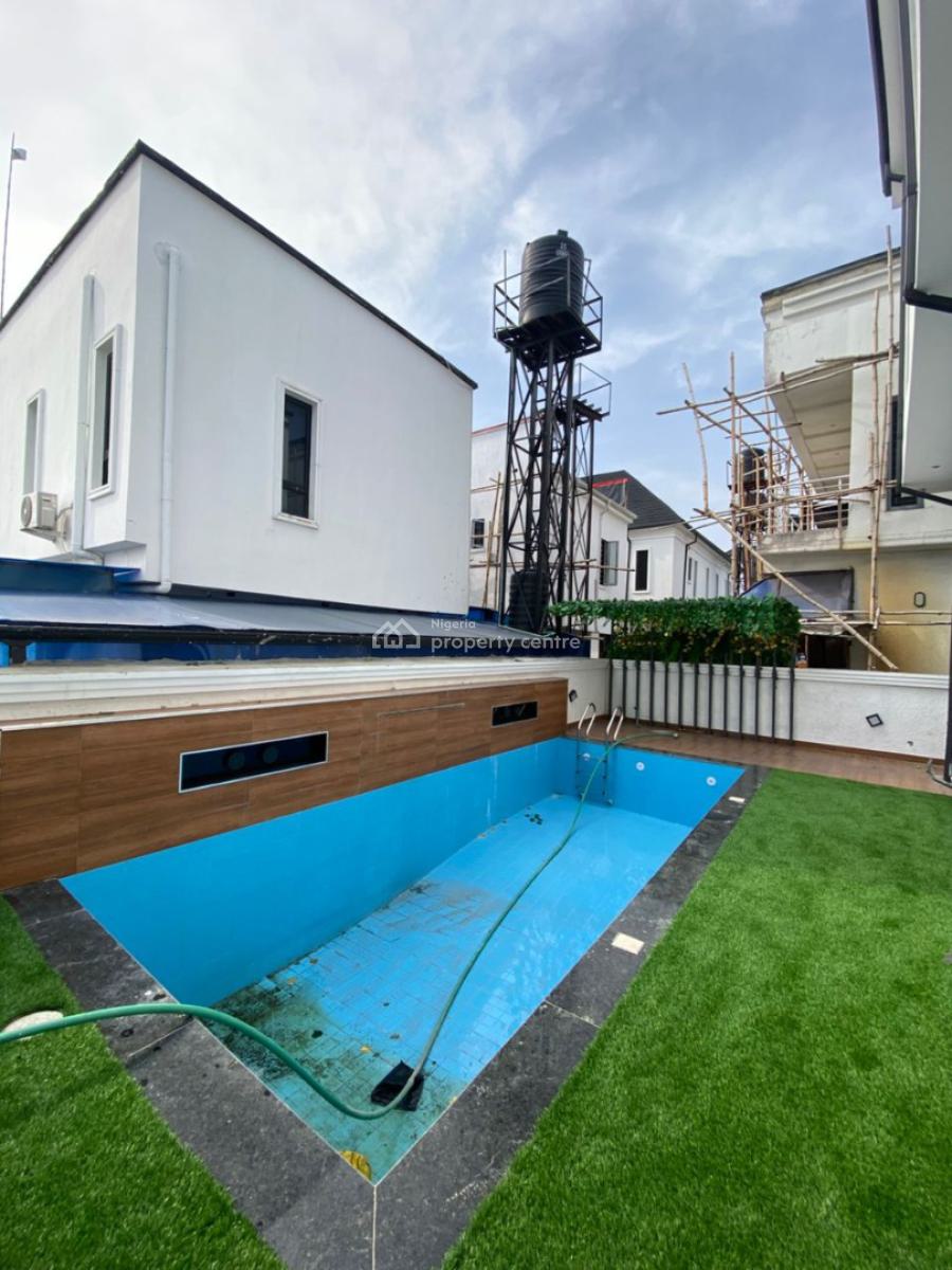 a Stunning 5 Bedroom Fully Detached with Bq, Swimming Pool, in The Prestigious Lekki County Homes, Megamound, Ikota, Lekki, Lagos, Detached Duplex for Sale