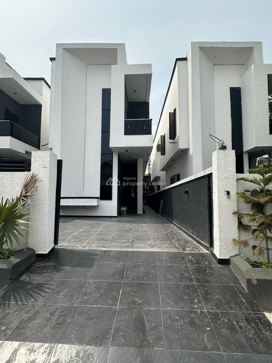 Pristinely Built 5 Bedroom Detached Duplex with a Bq, Pool, Ajah, Lagos, Detached Duplex for Sale
