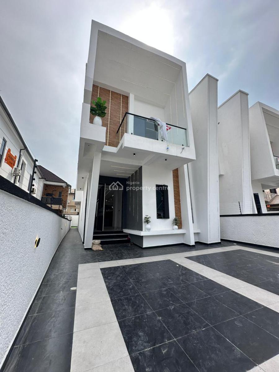 a Stunning 5 Bedroom Fully Detached with Bq & Swimming Pool, Gym, Ajah, Lagos, Detached Duplex for Sale