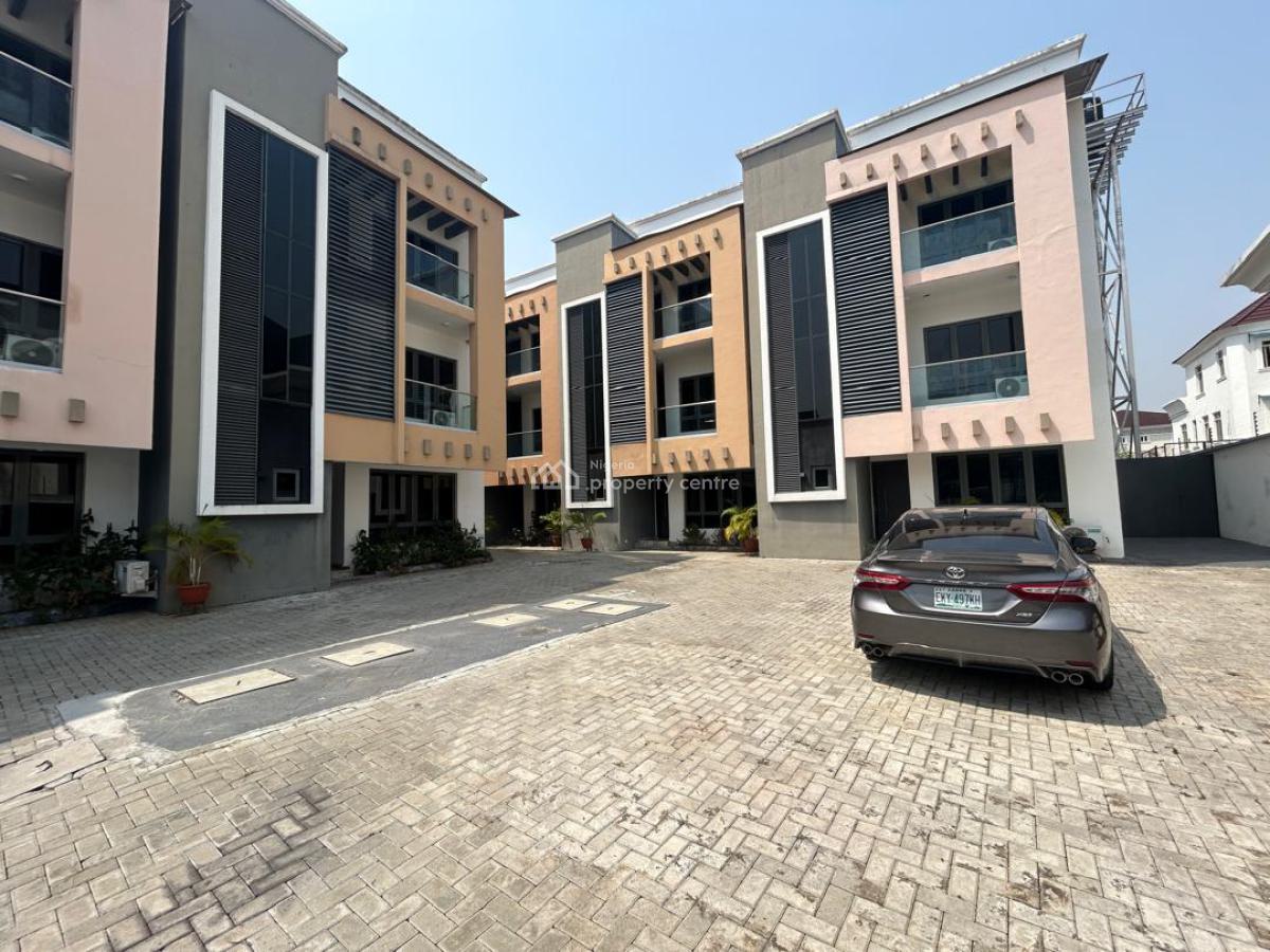 5 Units of 4 Bedroom Terraced Apartments with a Room Service Quarter, Banana Island, Ikoyi, Lagos, Terraced Duplex for Rent