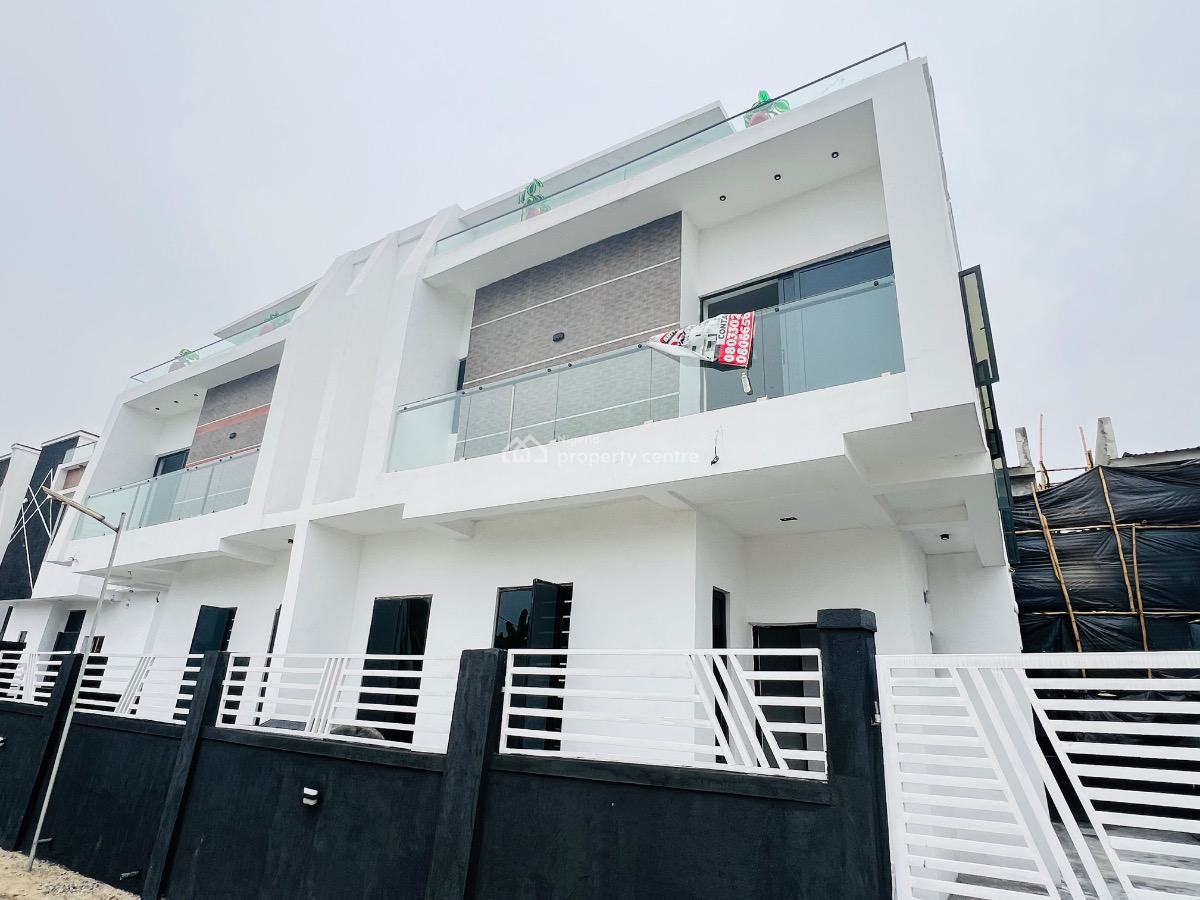 4bedroom Semi Detached Duplex with Bq, Abraham  Adesanya, Lekki, Lagos, Semi-detached Duplex for Sale