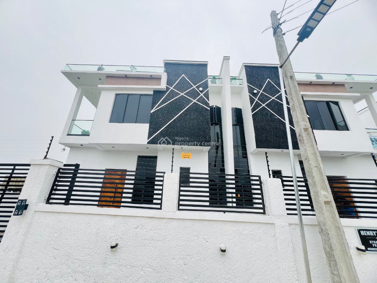 4bedroom Semi Detached Duplex with Bq, Abraham Adesanya, Lekki, Lagos, Semi-detached Duplex for Sale