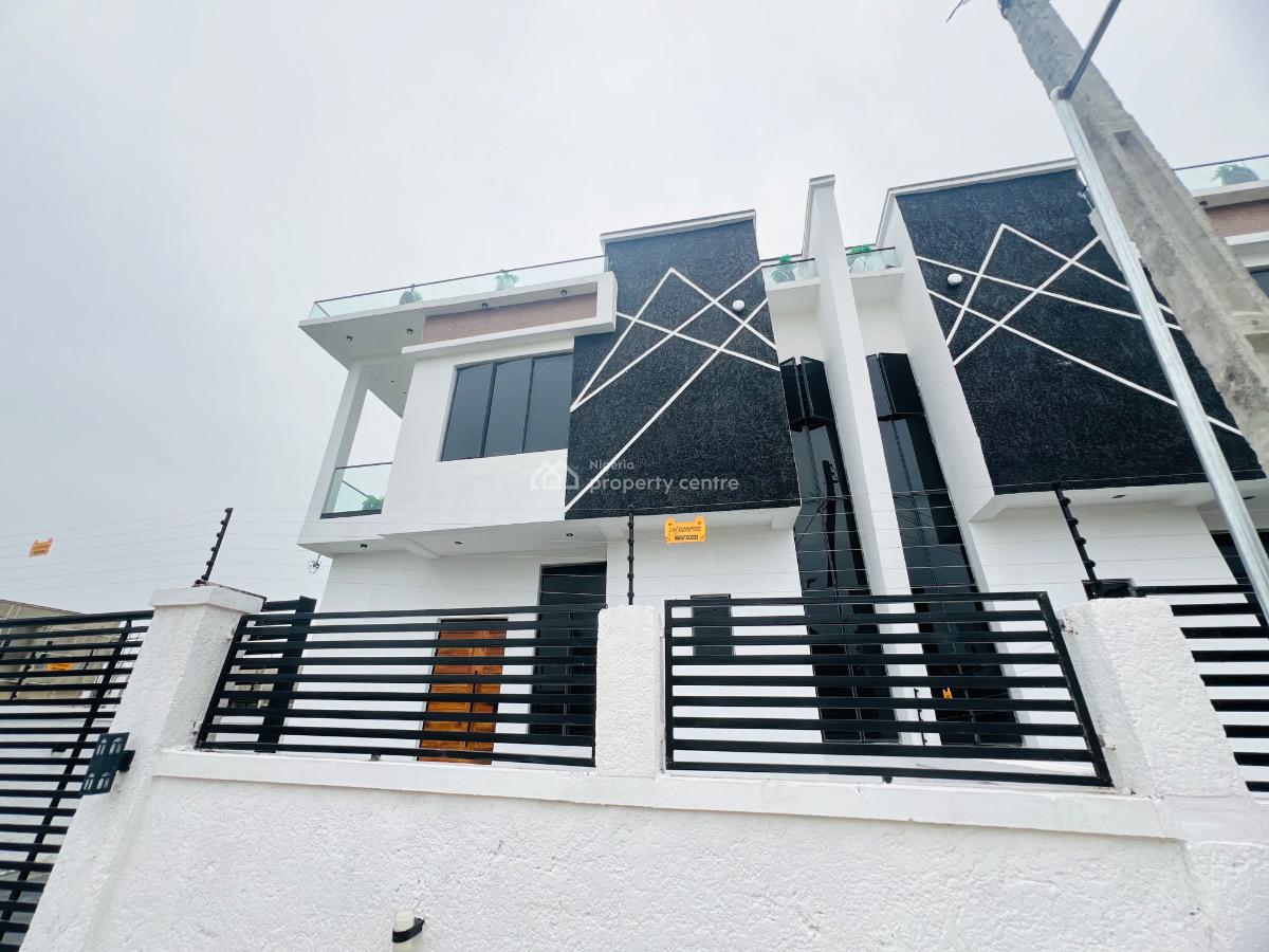 4bedroom Semi Detached Duplex with Bq, Abraham Adesanya, Lekki, Lagos, Semi-detached Duplex for Sale