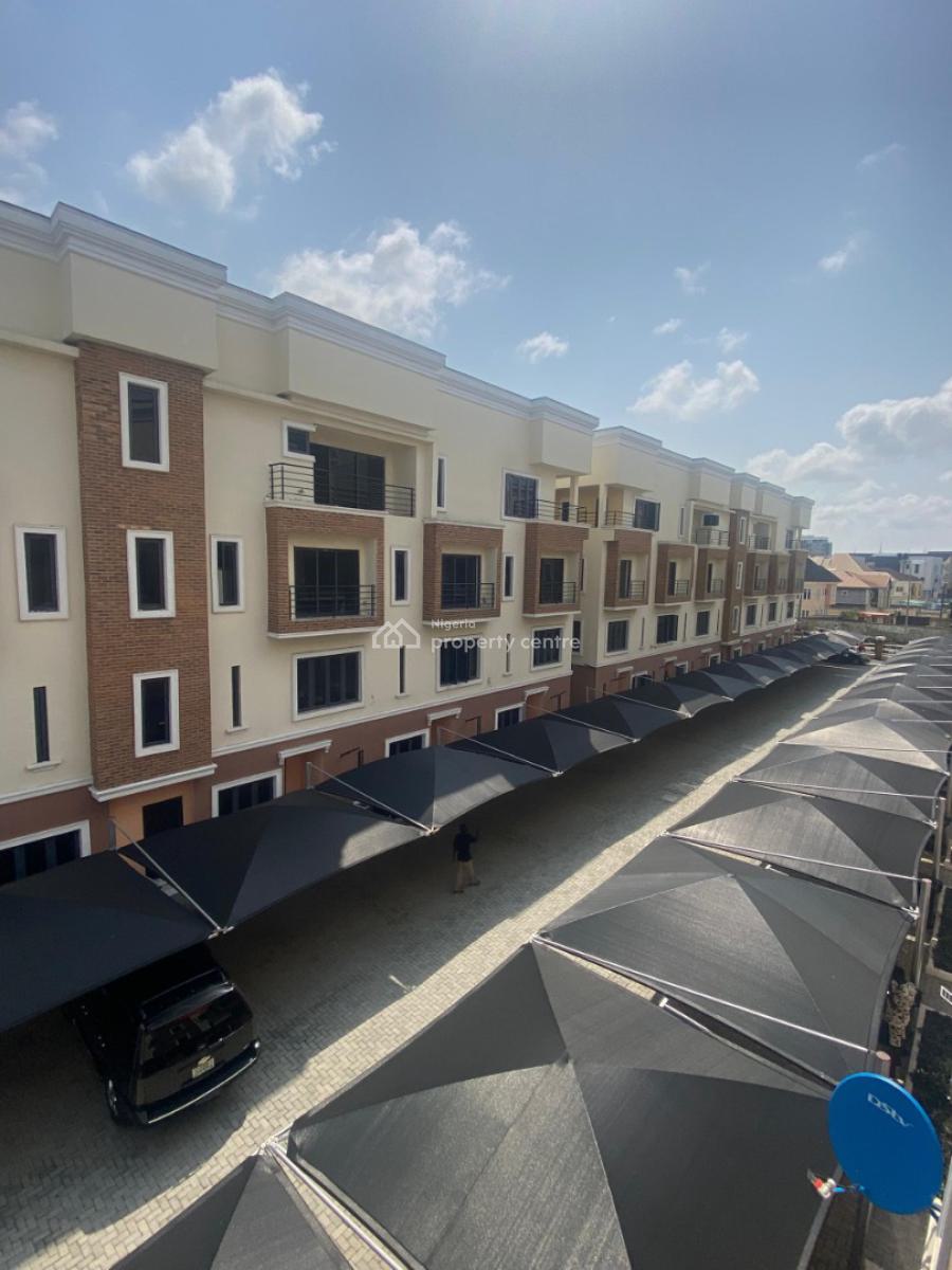 Exquisitely Finished Serviced 4 Bedroom Terrace with a Room Bq, Lekki Phase 1, Lekki, Lagos, Terraced Duplex for Rent