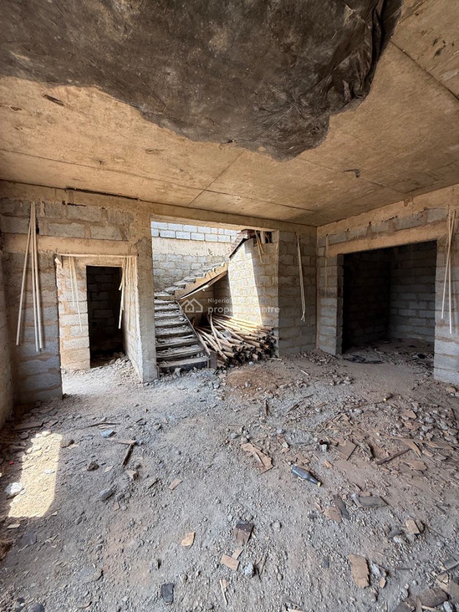 3 Bedroom Terrace Duplex with Bq Semi Finished, Renewed Hope Estate Karsana, Gwarinpa, Abuja, Terraced Duplex for Sale