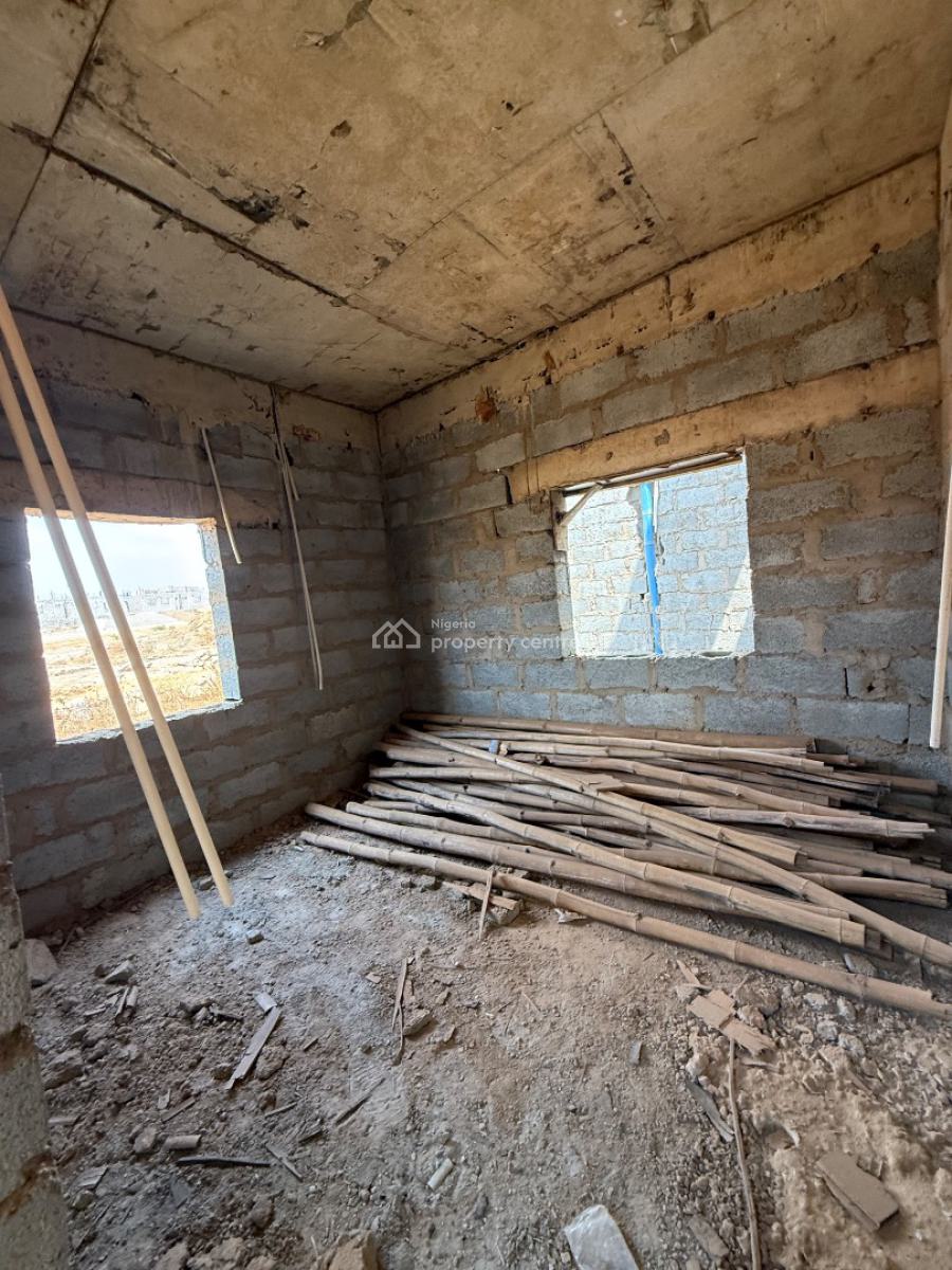 3 Bedroom Terrace Duplex with Bq Semi Finished, Renewed Hope Estate Karsana, Gwarinpa, Abuja, Terraced Duplex for Sale