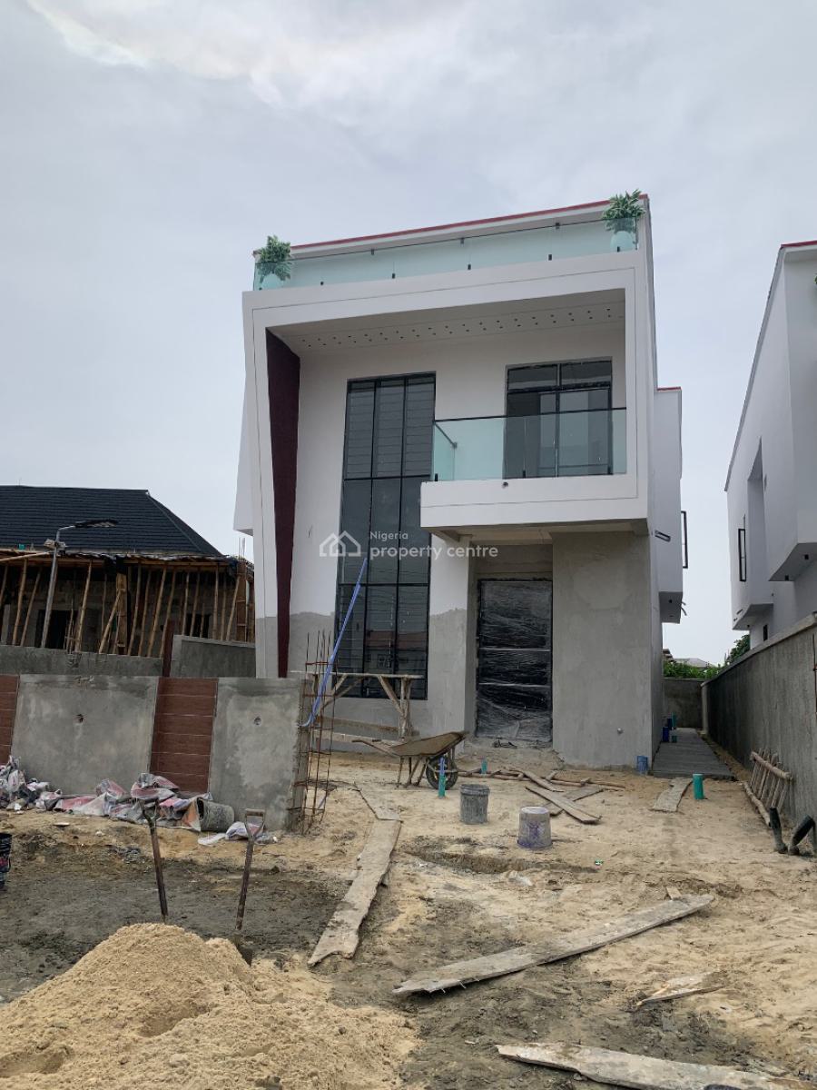 Newly Built 5 Bedroom Duplex with Swimming Pool, Sangotedo, Ajah, Lagos, Detached Duplex for Sale