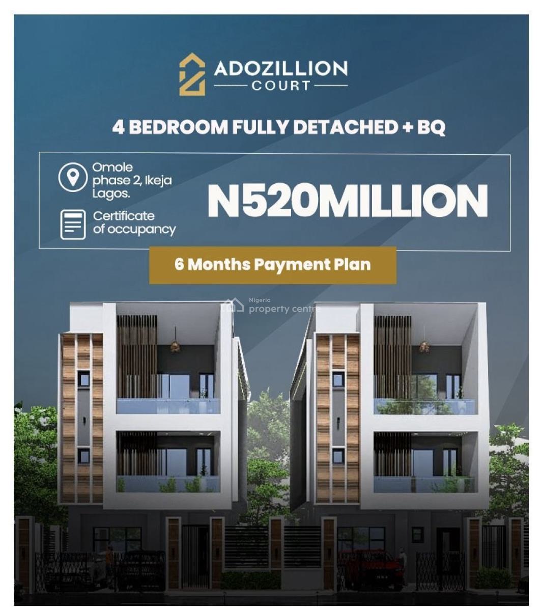 Luxury Apartments & Detached Homes in Ikeja, Omole Phase 2, Ikeja, Lagos, Flat / Apartment for Sale