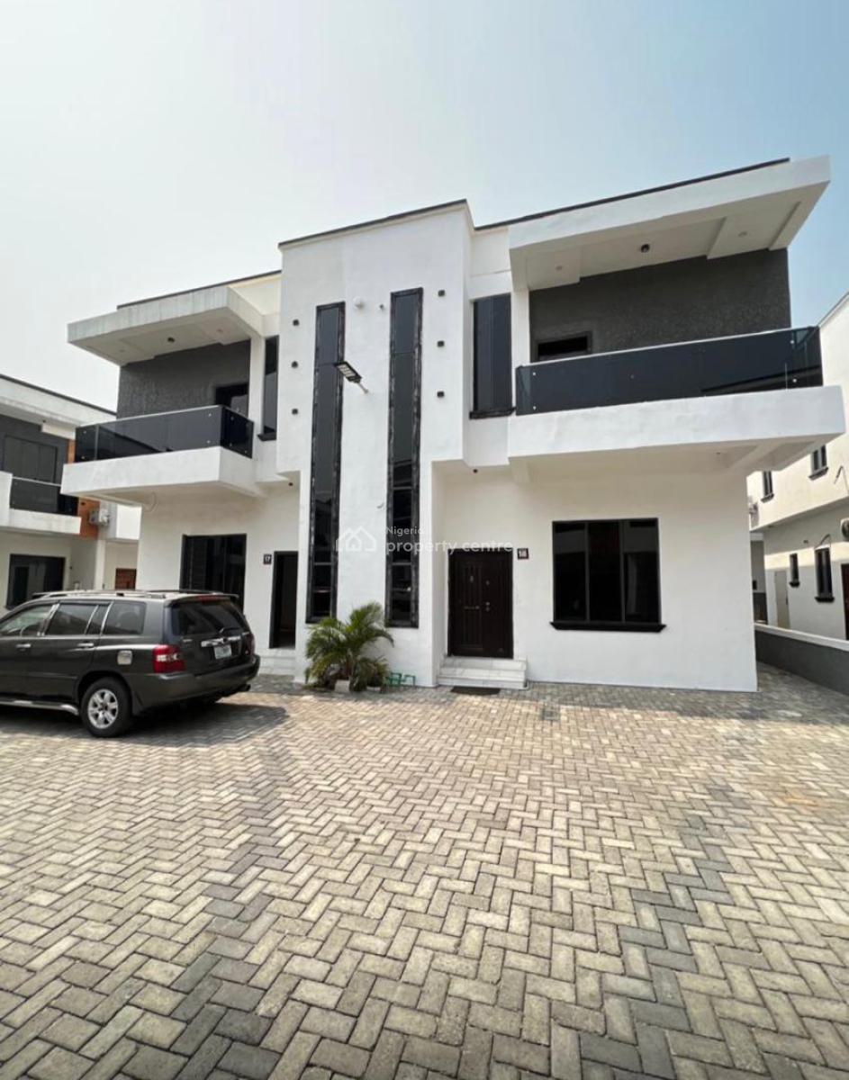 Well Built 4 Bedrooms Duplex, All En-suite with a Bq in Secured Estate, Ikota, Lekki, Lagos, Semi-detached Duplex for Sale