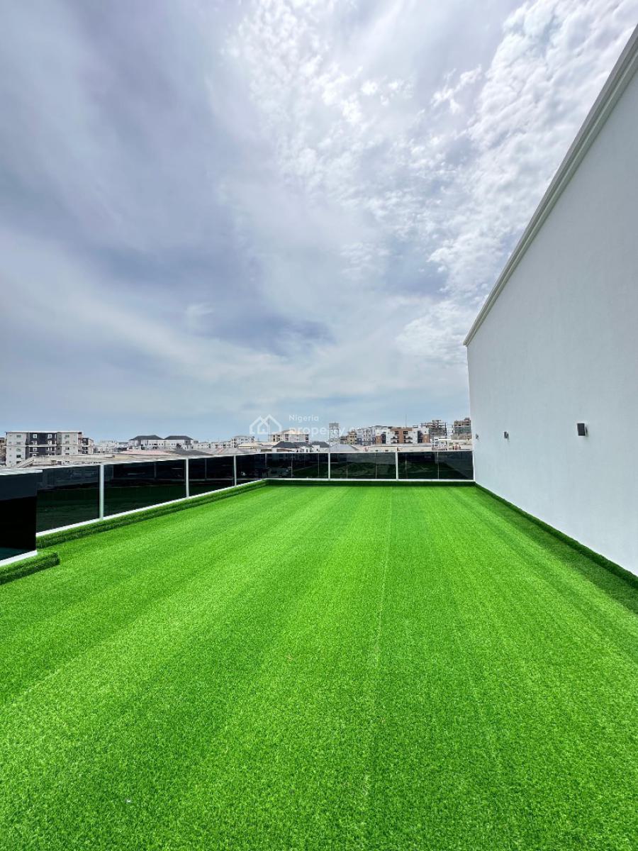 Elegant 4 Bedroom Semi  Detached Duplex with Bq, Pool, Gym, Library, Ikate, Lekki, Lagos, Semi-detached Duplex for Sale