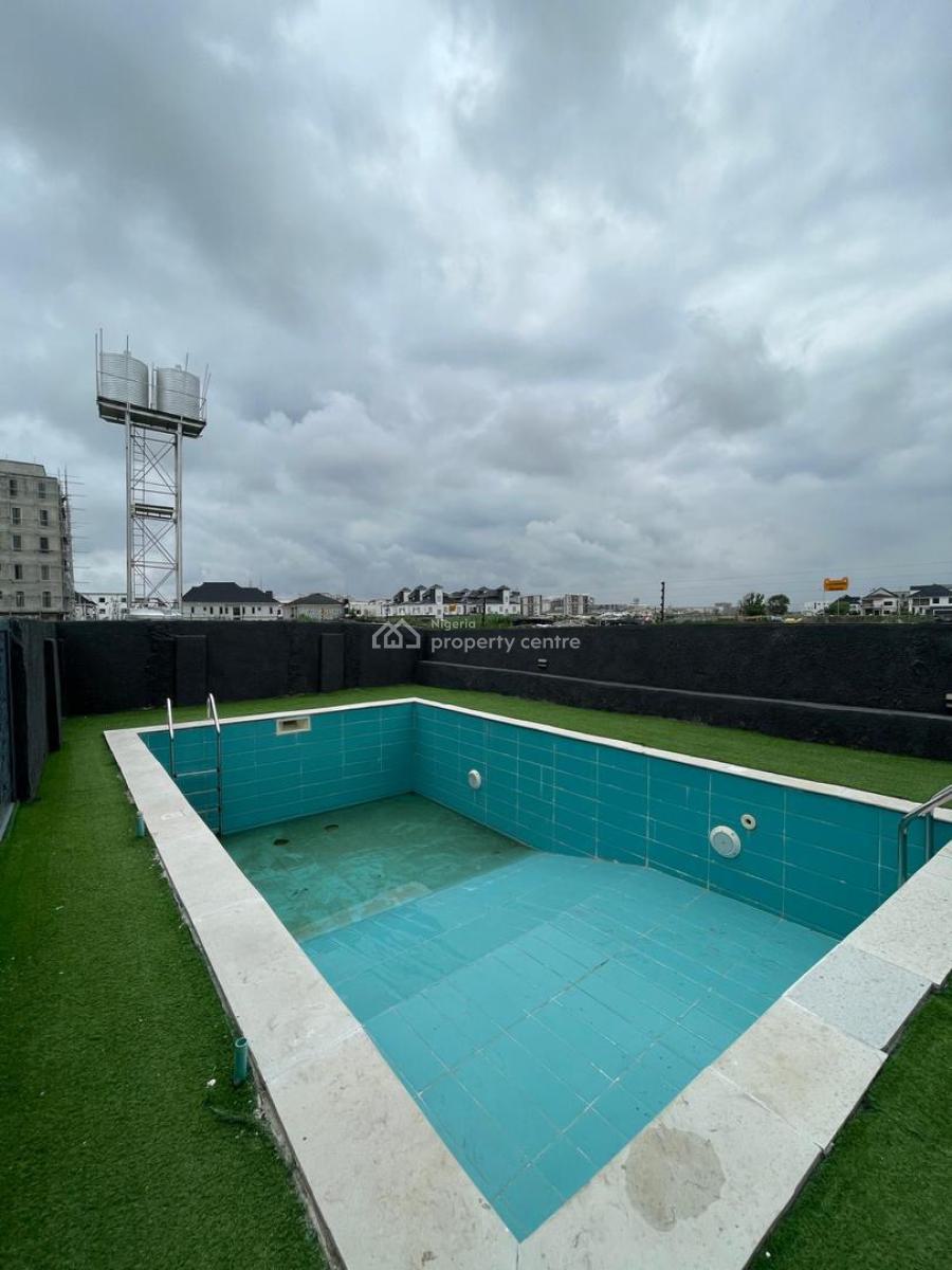 Elegant 4 Bedroom Semi  Detached Duplex with Bq, Pool, Gym, Library, Ikate, Lekki, Lagos, Semi-detached Duplex for Sale