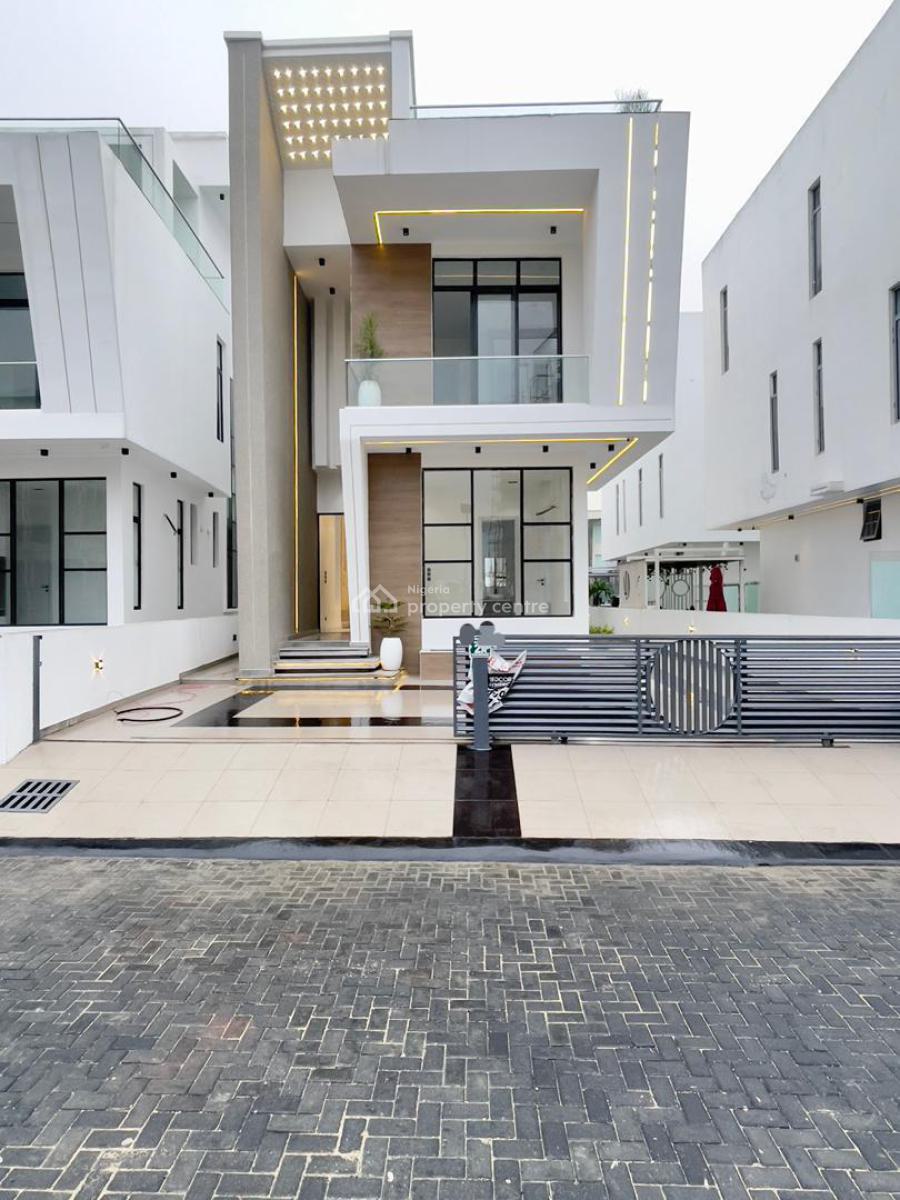 Exotic 5 Bedroom Fully Detached Duplex with , Cinema, Pool, Gym, Bq, Lekki, Lagos, Detached Duplex for Sale