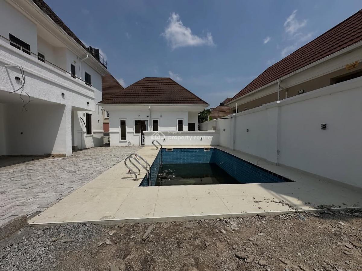 New 5 Bedroom Fully Detached Duplex with a Pool and Bq, Karsana, Abuja, Detached Duplex for Sale