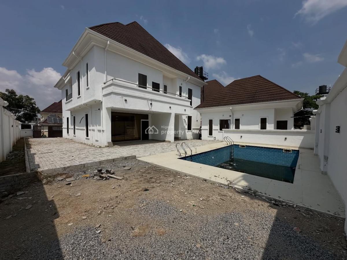 New 5 Bedroom Fully Detached Duplex with a Pool and Bq, Karsana, Abuja, Detached Duplex for Sale