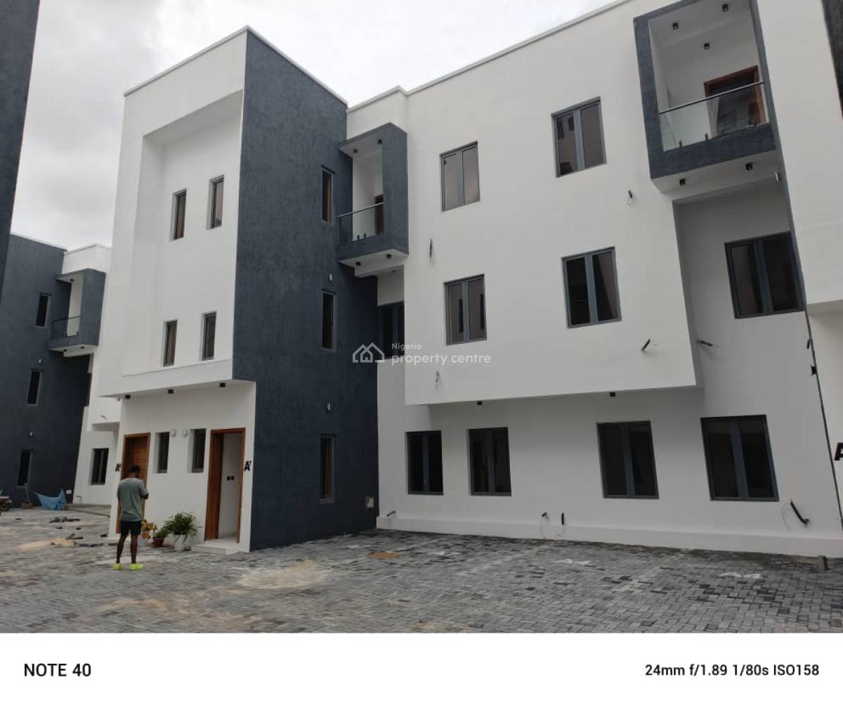 4 Bedroom Terrace with a Room Bq, Lekki Phase 1, Lekki Phase 1, Lekki, Lagos, Terraced Duplex for Rent