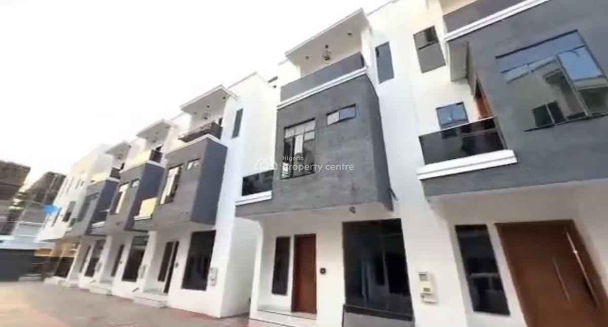 Luxury 4 Bedrooms Terraced House, Chevron Drive, Chevron, Lekki, Lagos, Terraced Duplex for Rent
