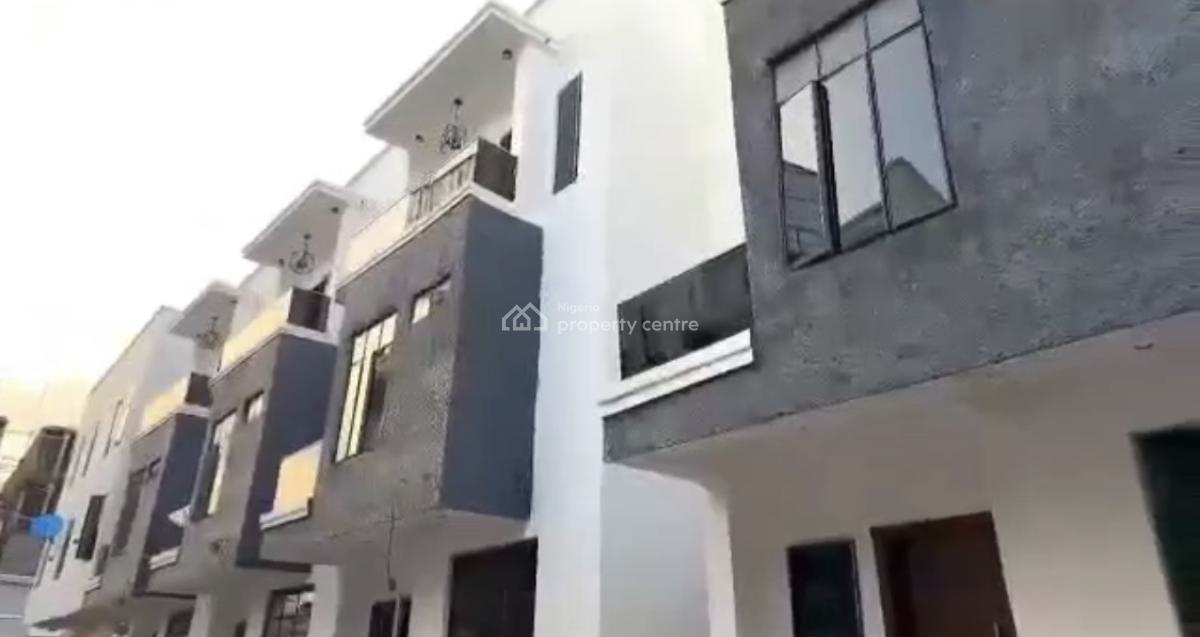 Luxury 4 Bedrooms Terraced House, Chevron Drive, Chevron, Lekki, Lagos, Terraced Duplex for Rent