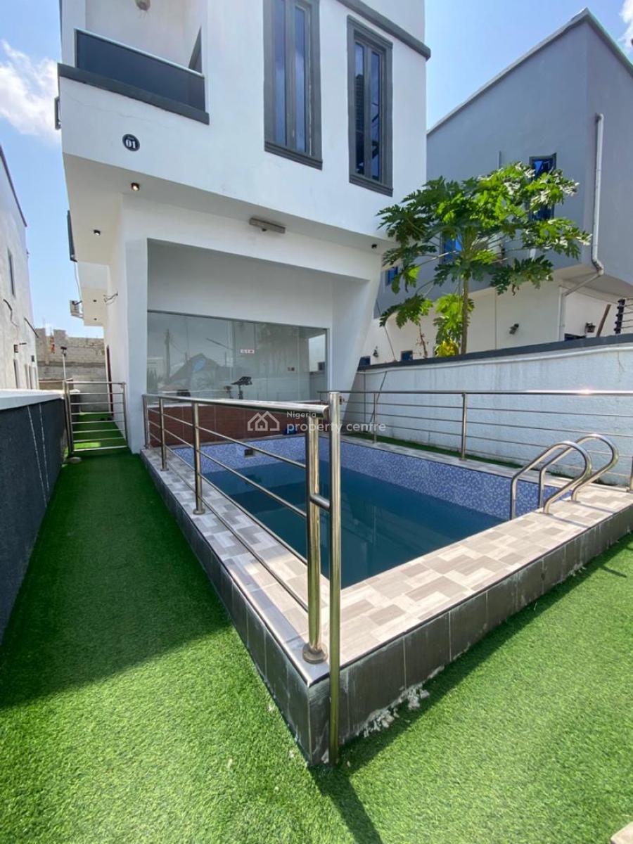 Newly Built 4 Bedroom Terrace Duplex with Excellent Facilities, Abraham Adesanya, Ajah, Lagos, Terraced Duplex for Sale