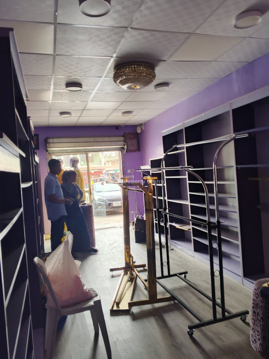 Very Beautiful Shop Space Ground Floor with Inbuilt Toilet, Yaya Abatan Road, Ogba, Ikeja, Lagos, Shop for Rent