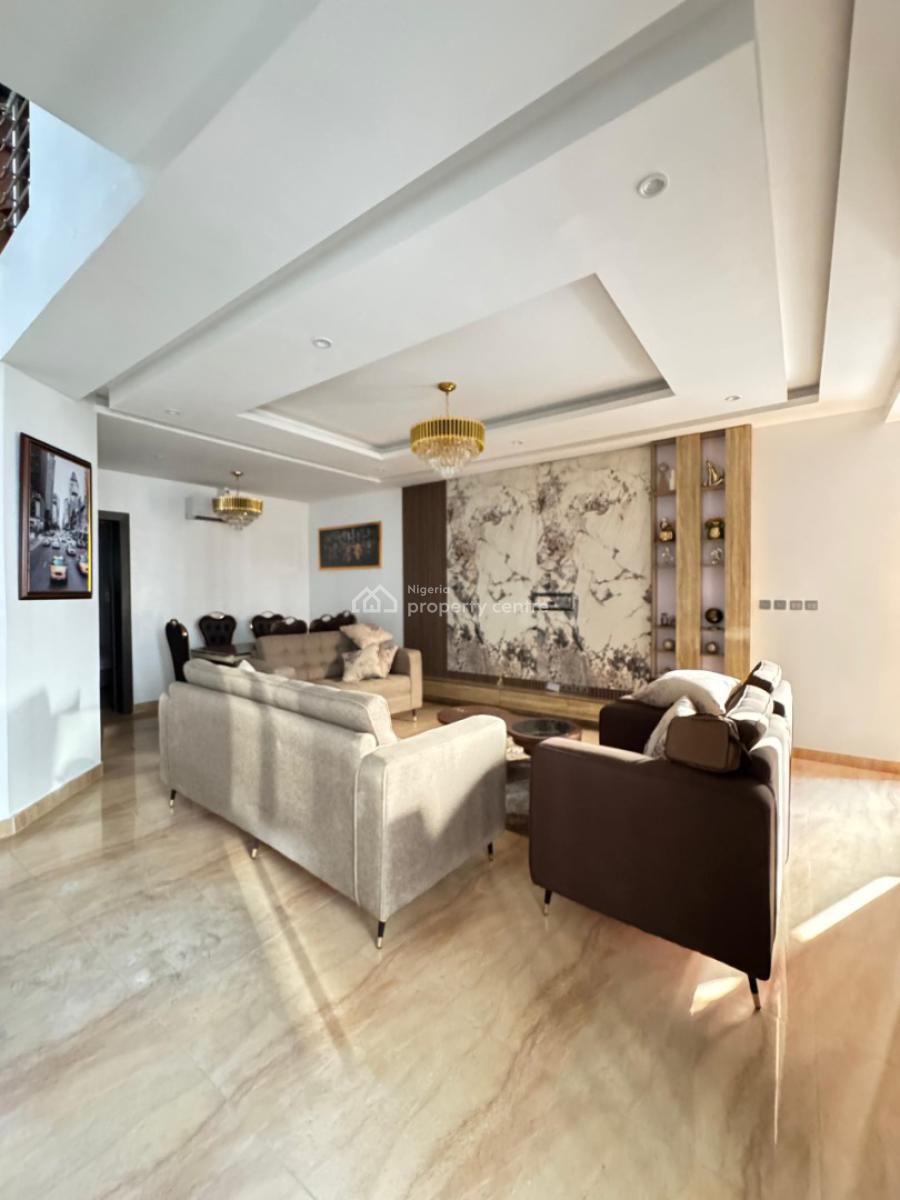 Morden 4 Bedroom Maisonette with Communal Pool, Gym, & Children Playcourt., Surulere, Lagos, Flat / Apartment for Sale