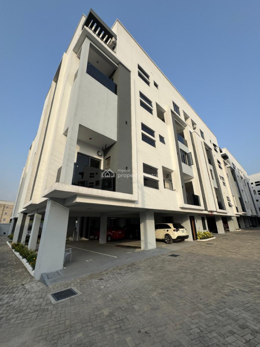 Morden 4 Bedroom Maisonette with Communal Pool, Gym, & Children Playcourt., Surulere, Lagos, Flat / Apartment for Sale