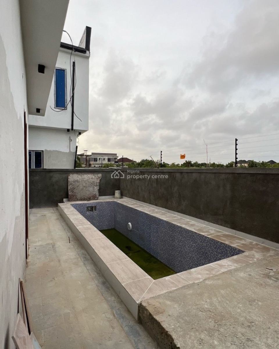 Spacious 5 Bedroom Detached Duplex with Pool, Mobile Road, Ajah, Lagos, Detached Duplex for Rent