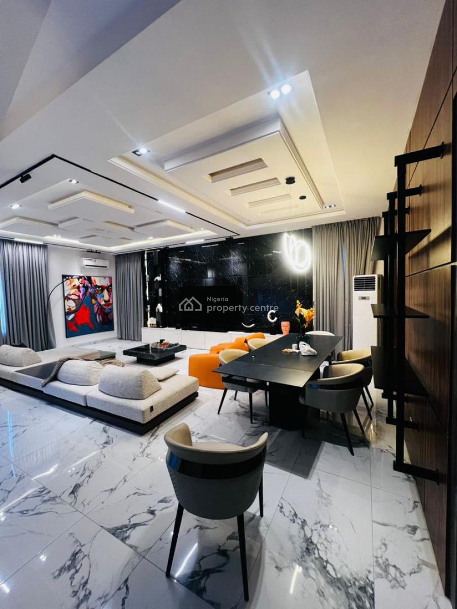 Furnished 4 Bedroom Detached Duplex with Office and Bq, Orchid Road, Lekki, Lagos, Detached Duplex for Rent