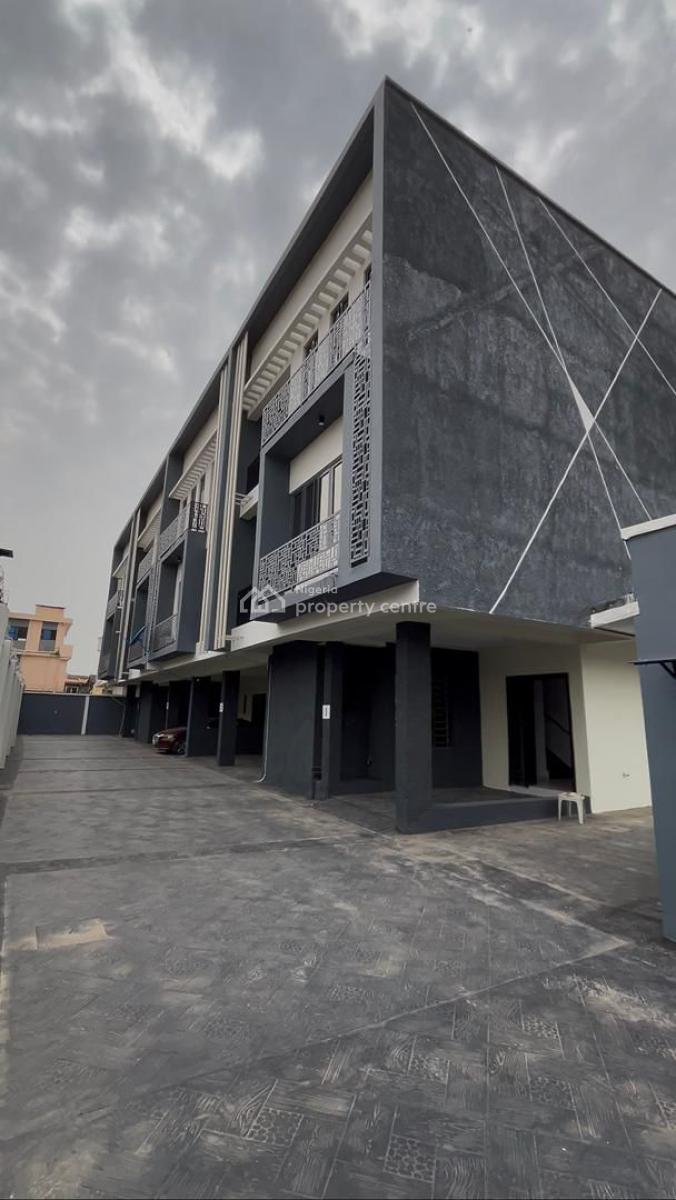Architecturally Designed 4 Bedroom Terrace Duplex with Bq, Exquisitely Designed Home with Bq in a Secured Estate, Ogba, Ikeja, Lagos, Terraced Duplex for Sale