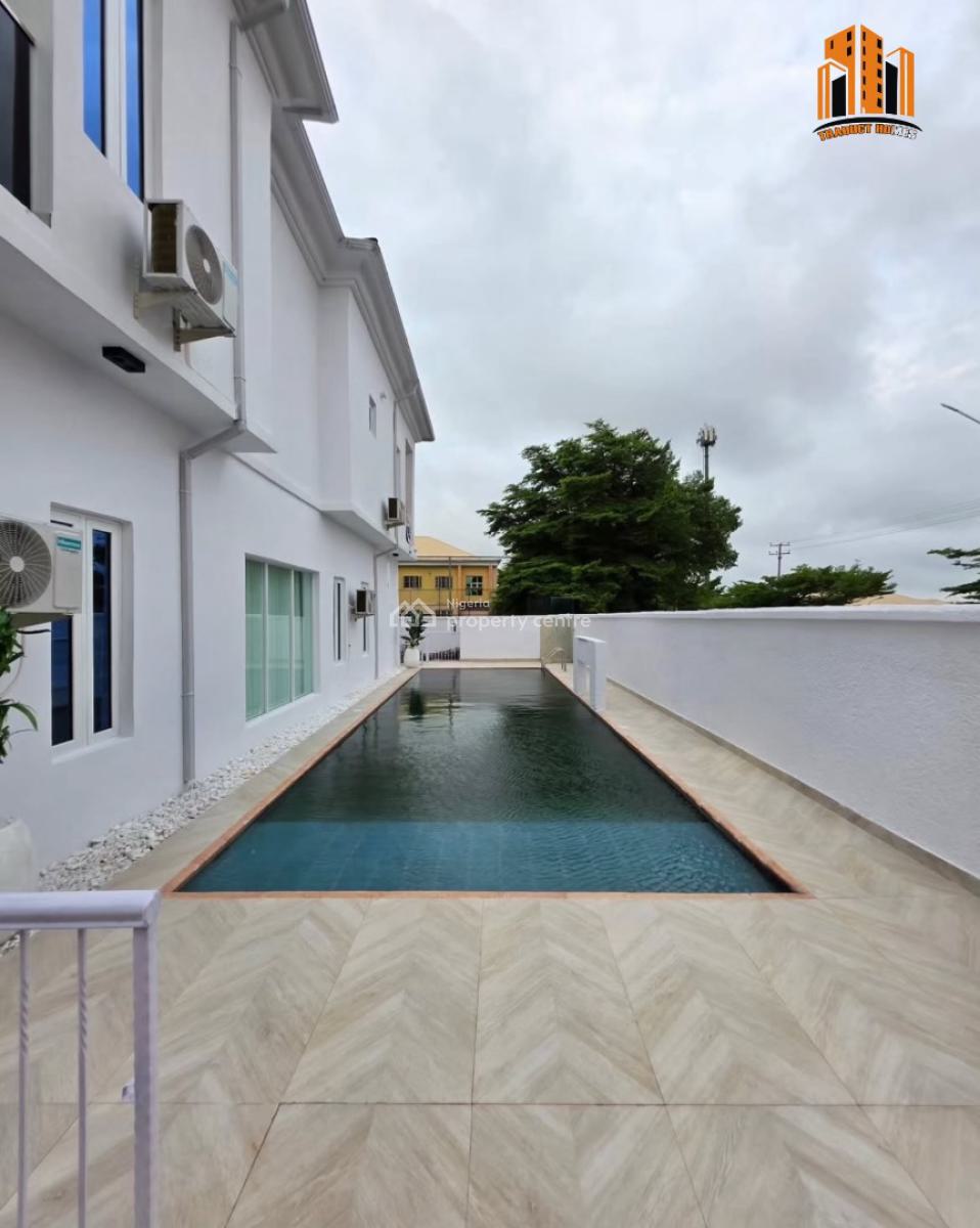 5 Bedroom Fully Detached Home with, Swimming Pool, Gazebo and So Much, Pinnock Beach Estate, Osapa, Lekki, Lagos, Detached Duplex for Sale