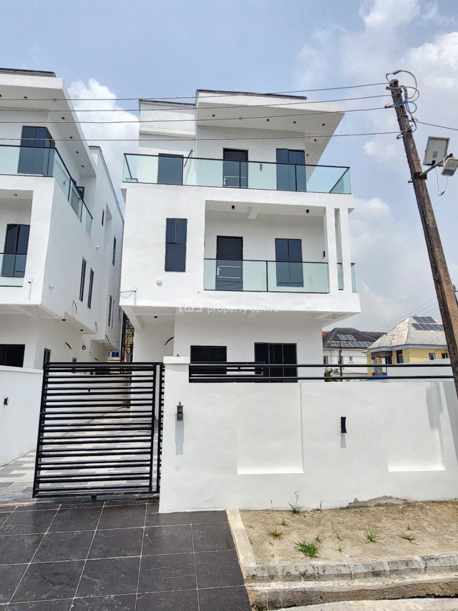 Luxury 5 Bedroom Detached Duplex with Bq and Swimming Pool, in a Very Secured Estate, Lekki County, Ikota, Lekki, Lagos, Detached Duplex for Sale