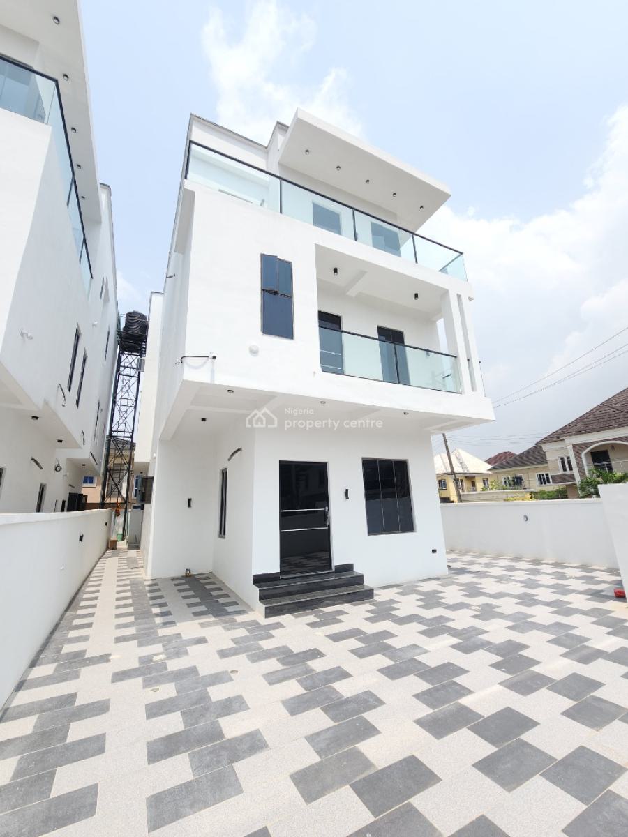 Luxury 5 Bedroom Detached Duplex with Bq and Swimming Pool, in a Very Secured Estate, Lekki County, Ikota, Lekki, Lagos, Detached Duplex for Sale