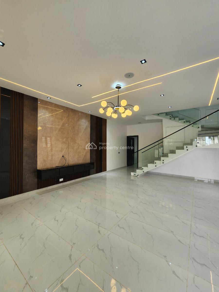 Nicely Built 5 Bedroom Semi Detached Duplex with a Room Bq, in a Code Access Estate in Lekki County, Ikota, Lekki, Lagos, Semi-detached Duplex for Sale