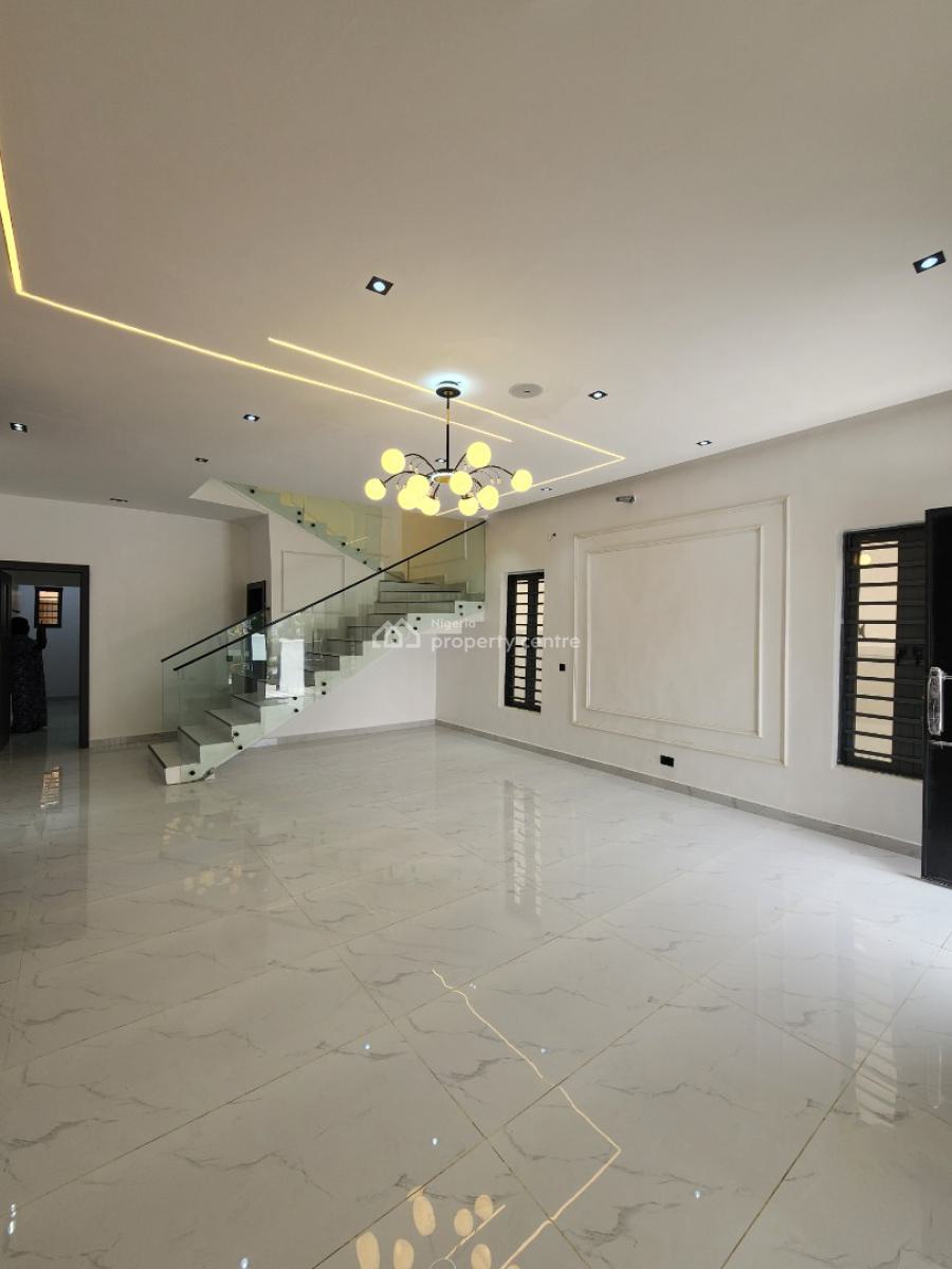 Nicely Built 5 Bedroom Semi Detached Duplex with a Room Bq, in a Code Access Estate in Lekki County, Ikota, Lekki, Lagos, Semi-detached Duplex for Sale