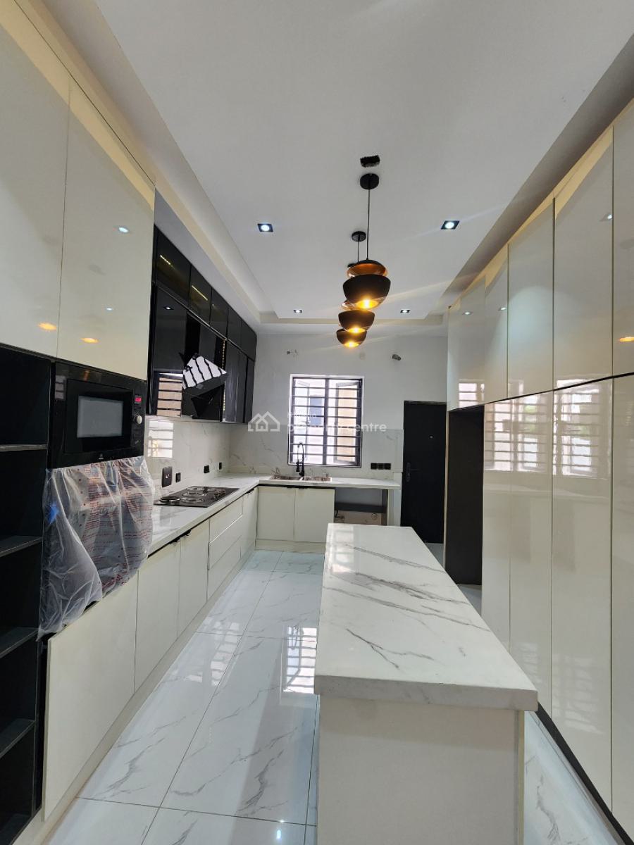 Nicely Built 5 Bedroom Semi Detached Duplex with a Room Bq, in a Code Access Estate in Lekki County, Ikota, Lekki, Lagos, Semi-detached Duplex for Sale